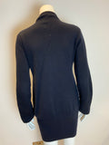 Jasmine di Milo Navy Blue Knit Sweater DRESS Size UK 12 US 8 EU 40 ladies