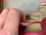 Mini Boden Pink T bar Leather Shoes Size 31 chilodren