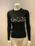 KAREN MILLEN sequin embellished cashmere and wool sweater jumper Size XS. ladies