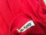 McKenzy Red Knit Cardigan Size M medium ladies