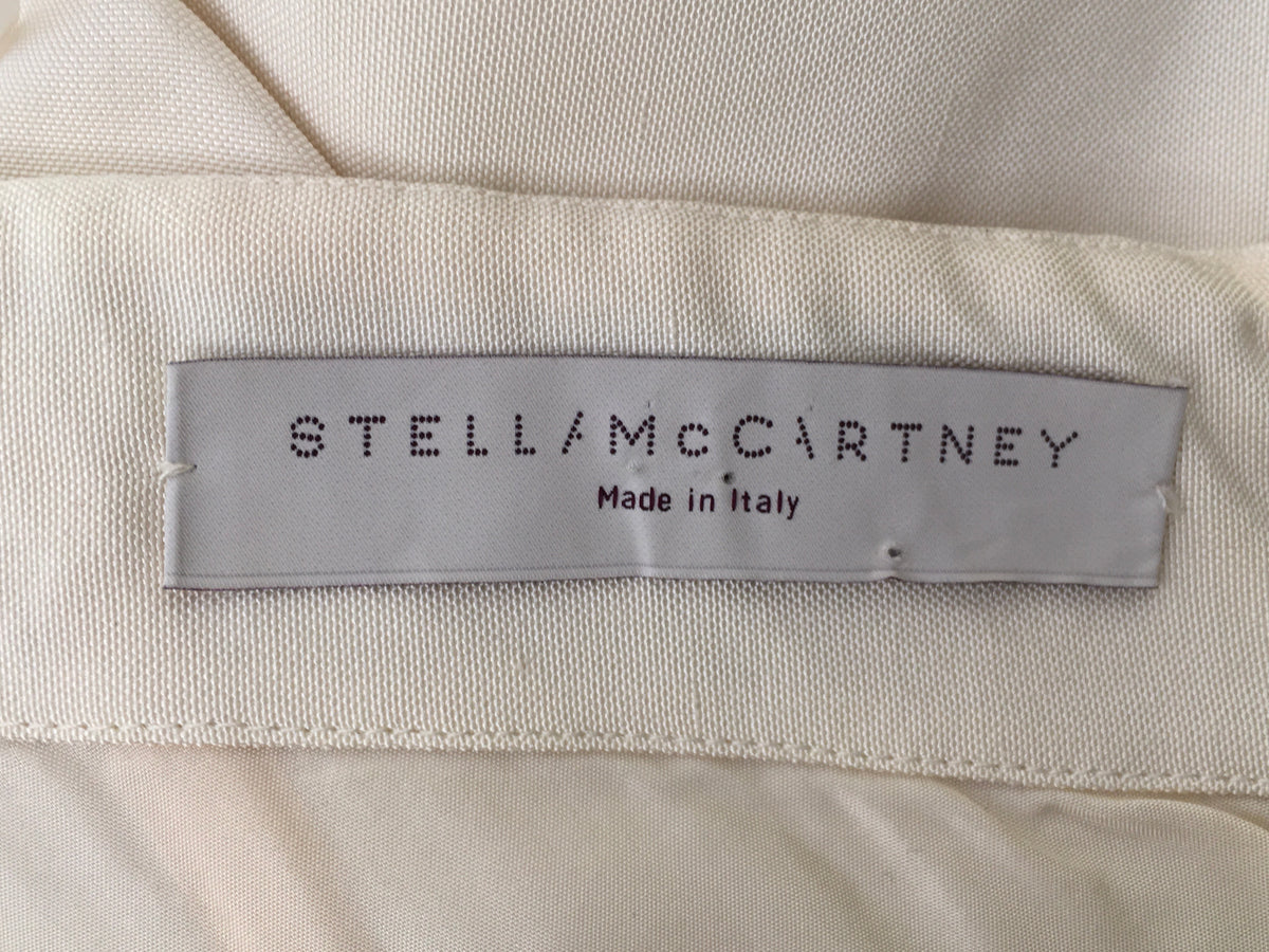 Stella McCartney White Vell strapless dress I 40 UK 8 US 4 Gwyneth Paltrow ladies