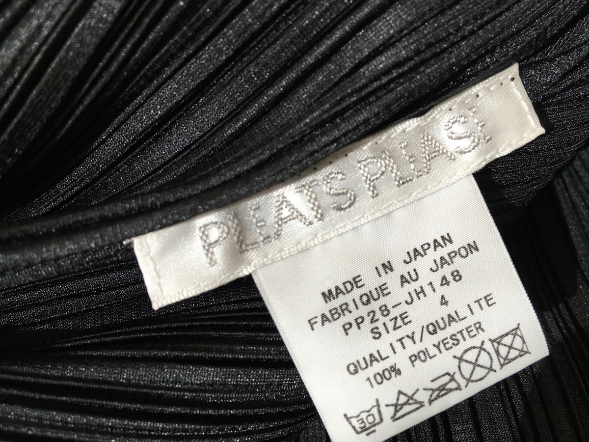 PLEATS PLEASE ISSEY MIYAKE Pleated Tank Dress In Black Size 4 ladies
