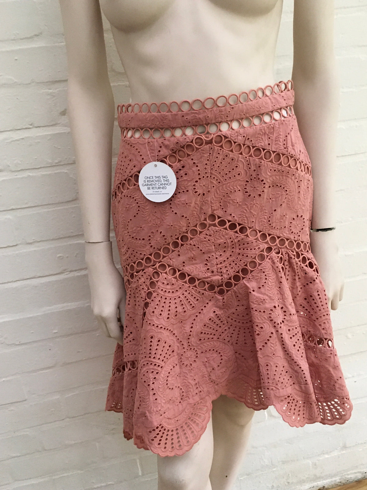 ZIMMERMANN Jasper Fan Skirt Size 1 UK 10 US 6 FR 38 Ladies