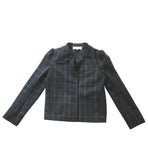 Vanessa Bruno Athé Wool Blend Checked Short COAT JACKET Ladies