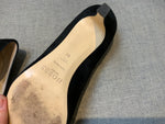 HOBBS Women's Rebecca Suede Almond Toe Court Shoes Black Size 41 UK 11 US 8 ladies