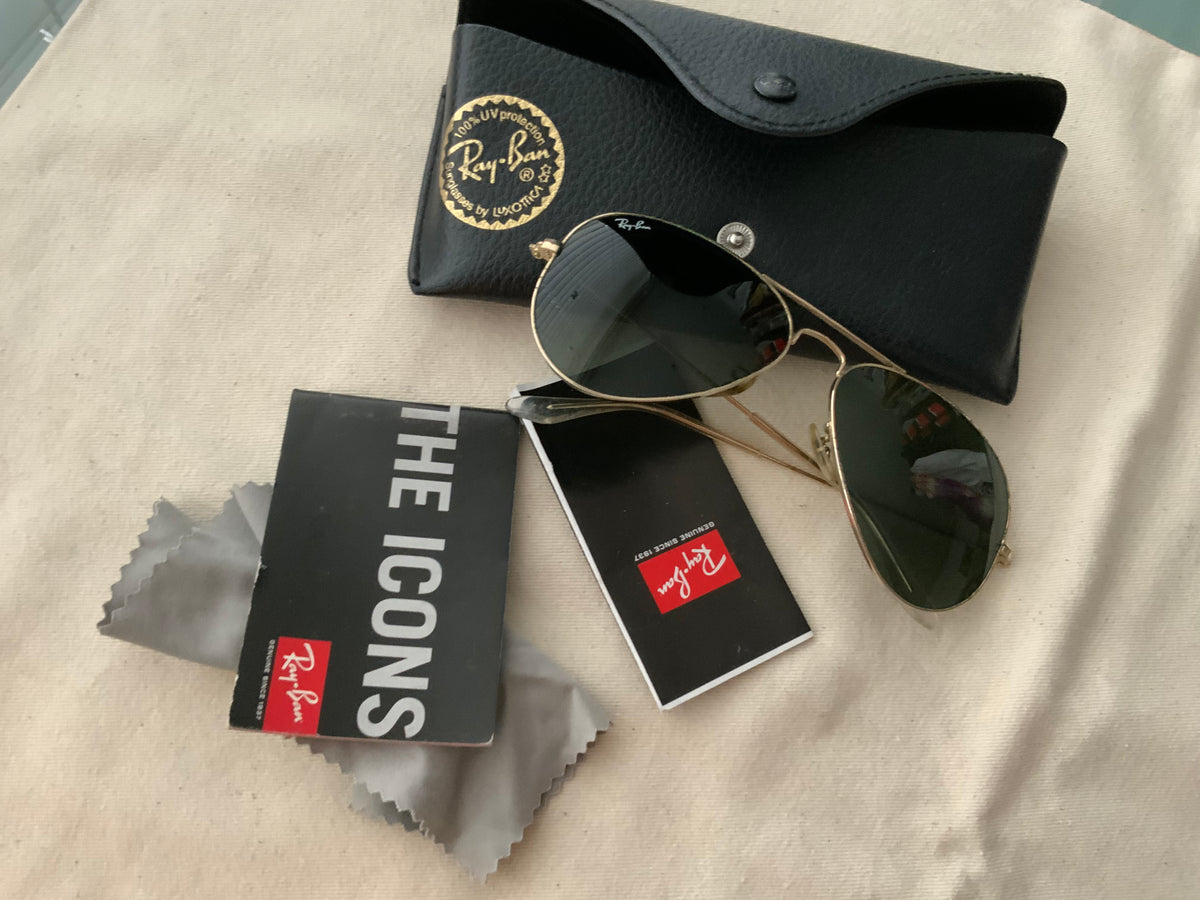 Ray- Ban Tinted Aviator Sunglasses ladies