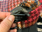 Loro Piana 100% Cashmere Reversible Traford Caviar Check Jacket Size I 38 XS ladies