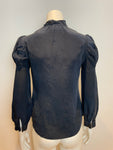 Nave Silk Fitted Blouse Size US 2 EU 40 UK 4 XS ladies