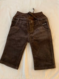 Lili Gaufrette Brown Corduroy Pants Trousers Size 6 month children