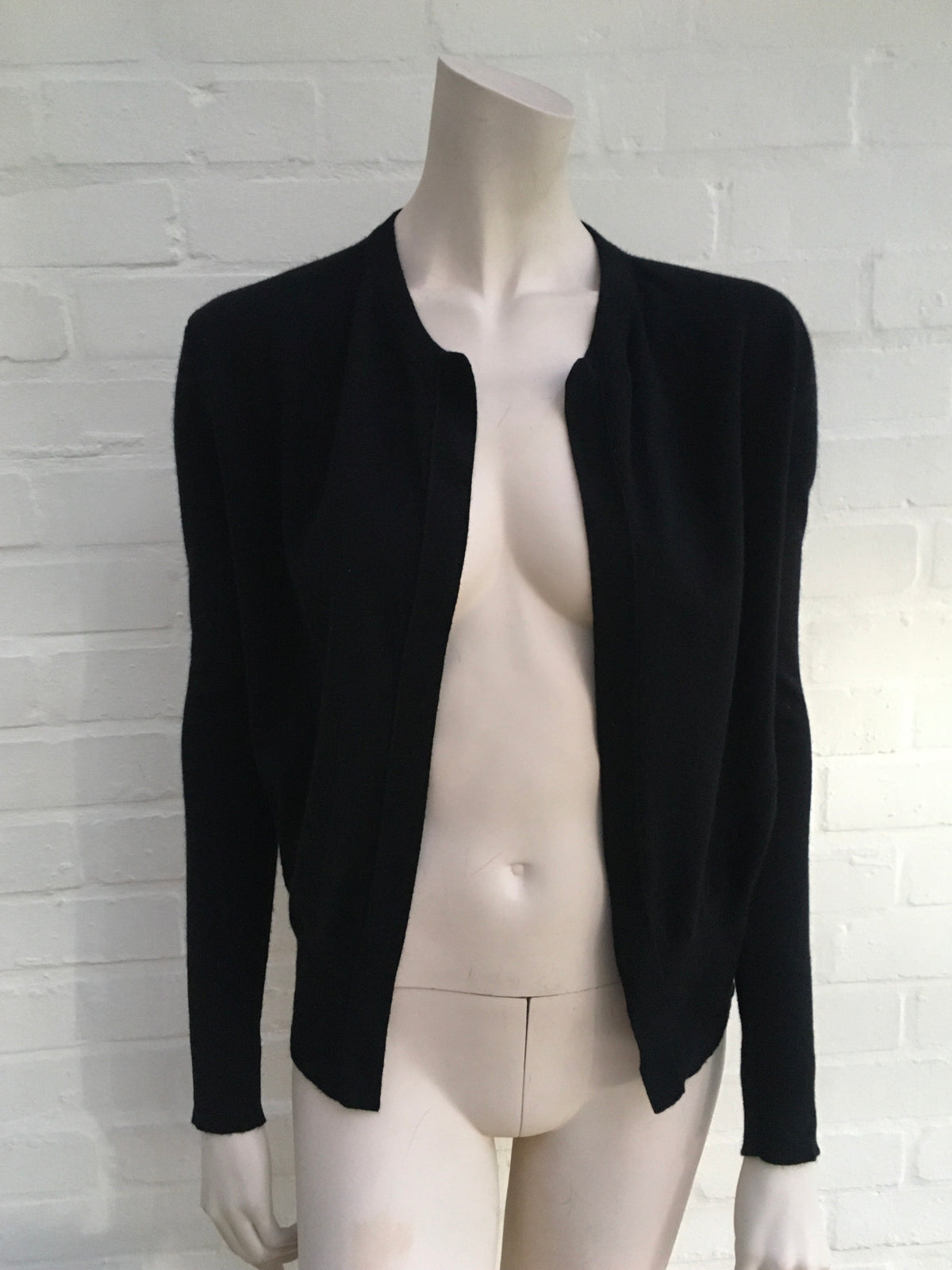 TOM FORD Black Cashmere Lightweight Cardigan Jumper I 36  Ladies