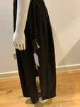 ICONIC ROSETTA GETTY 2021 Gathered cotton black maxi skirt Size XS ladies