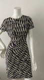 Diane von Furstenberg Glass Weave Purple Slip On "Zoe Dress" Size US 10 UK 14 ladies