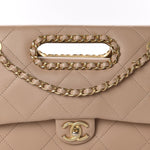 CHANEL Limited Lambskin A Real Catch Handle Flap Bag Classic Bag Handbag ladies
