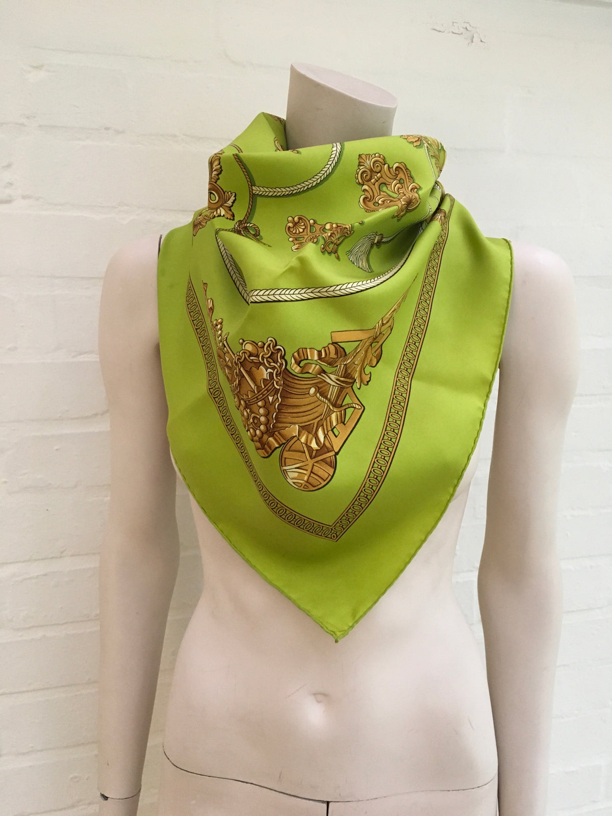 Hermès HERMES SCARF Sésame Design Philippe Ledoux in 1969 Vintage Ladies