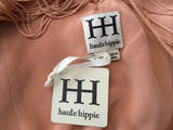 HAUTE HIPPIE Short Fringe Flapper Dress Nectar Size M Medium Ladies