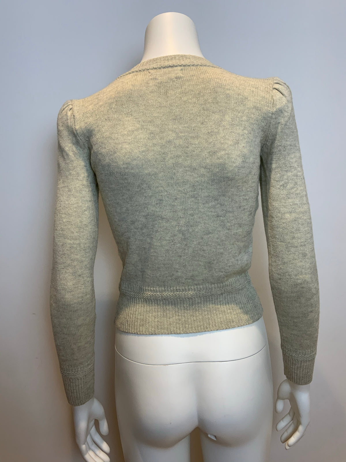 ISABEL MARANT ÉTOILE Klee Wool & Cotton Cutout Sweater Jumper F 34 UK 6 US 2 XS ladies