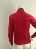 McKenzy Red Knit Cardigan Size M medium ladies