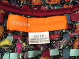 CYNTHIA STEFFE Tweed Like Chanel Cropped Coat Jacket Ladies