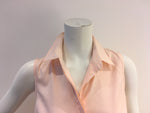 Cotton Light Pink Button down Shirt Size S small ladies