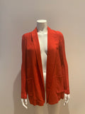 JASMINE DI MILO OVERSIZED RED SILK WOOL BLAZER SIZE UK 8 US 4 EU 36 ladies