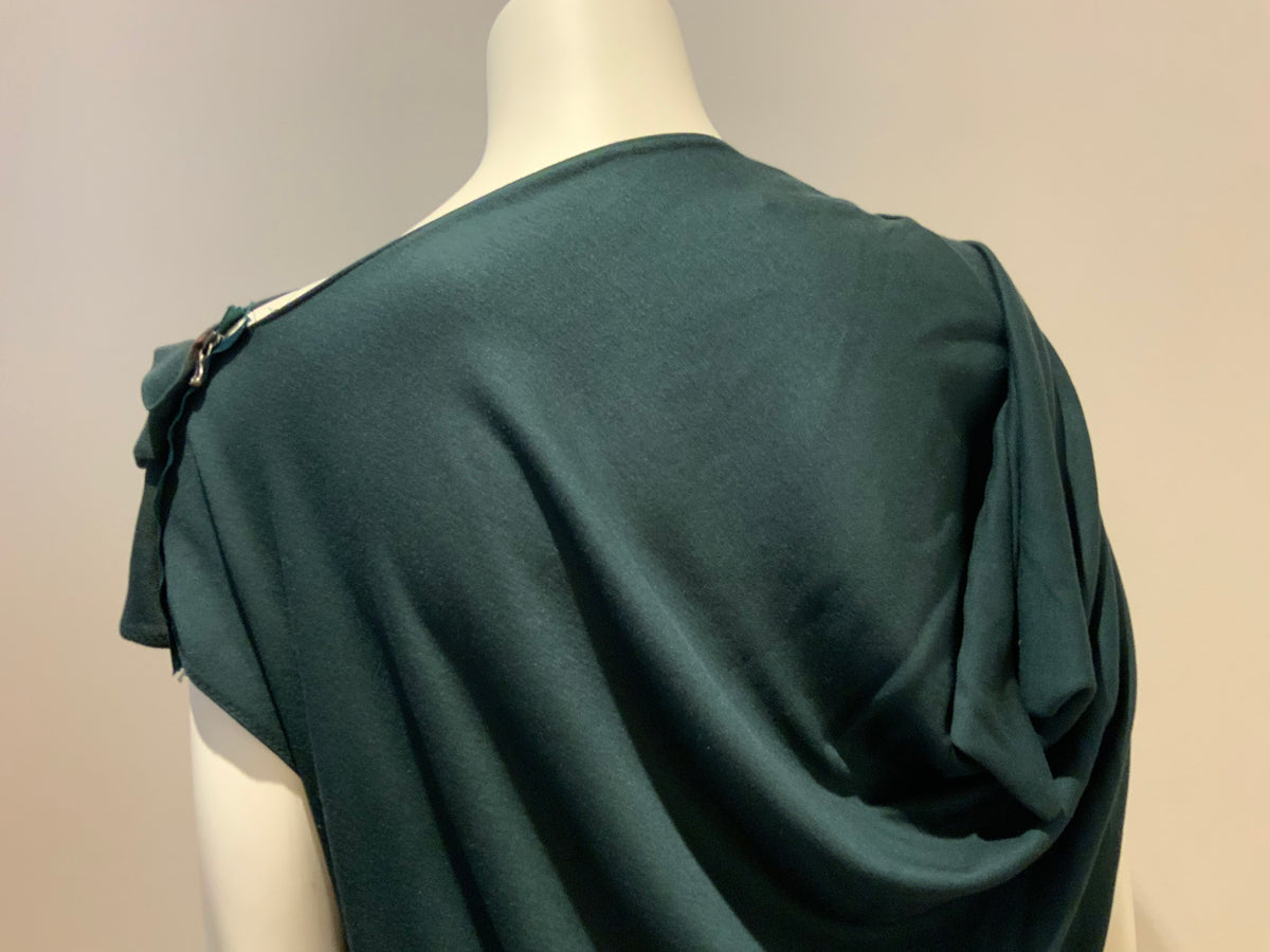 LANVIN cowel neck viscose&cashmere knit dress sweaterdress F 38 UK10 US 6 ladies