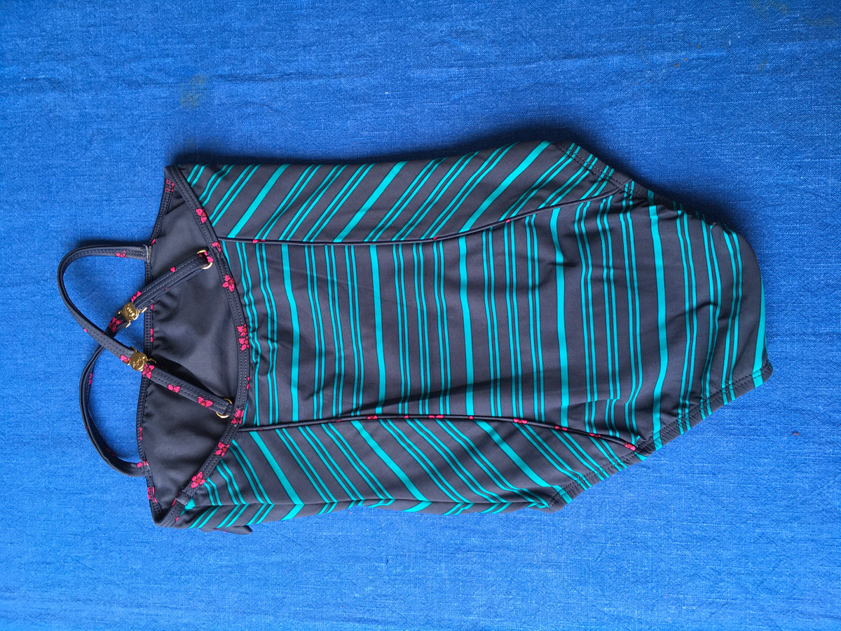 Little Marc Jacobs Striped One-Piece Swimsuit Swimwear Size 6 Year Old Children