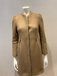 Vanessa Bruno Athé Fall lambswool neural beige coat Size F 34 UK 4 US 2 ladies