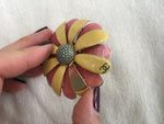 CHANEL 2017 PARIS CUBA CC Brooch SOLD OUT Limited Edition Floral Daisy Ladies