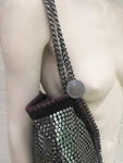 Stella McCartney Falabella studded faux suede bag handbag Ladies