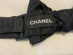 Chanel Runway Jacquard Bow Tie ladies