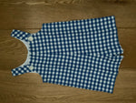 AMAIA Gingham Blue Shorts Overall Pants Romper 3 years Boys Children