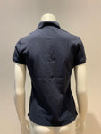 LACOSTE Navy Polo Slim Fit T shirt Size 40 ladies