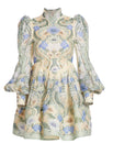 ZIMMERMANN MOST Rhythm Embellished Poppy Silk-Blend Mini Dress mini 1 S small ladies