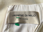 JASMINE DI MILO IVORY RUNAWAY WOOL DRESS UK 8 US 4 S small SMALL ladies