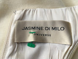JASMINE DI MILO IVORY RUNAWAY WOOL DRESS UK 8 US 4 S small SMALL ladies