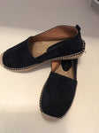 THE WHITE COMPANY Suede Espadrilles - Navy Shoes Size 38 Ladies