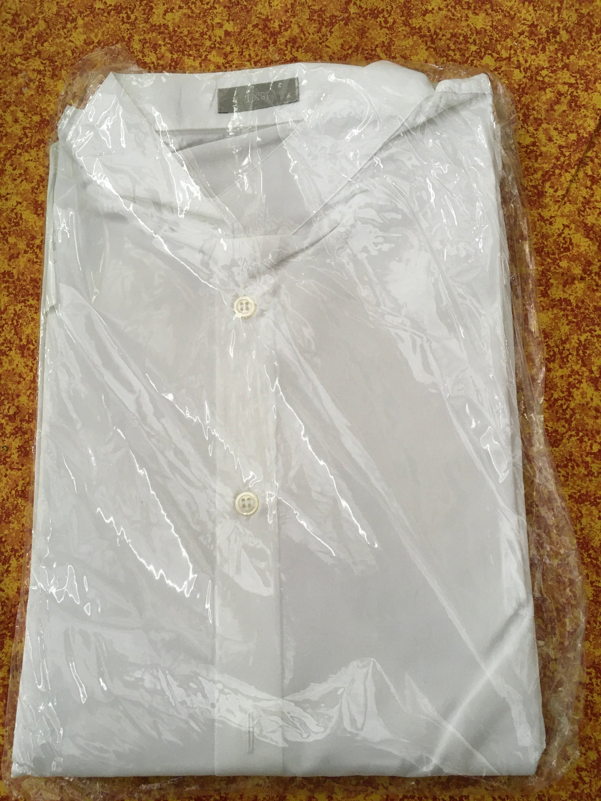 DIOR TUXEDO SHIRT LONG SLEEVE BUTTON-UP FRENCH CUFF 44 17 1/2" Men