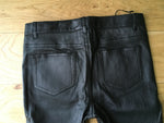Saint Laurent SOLD OUT Black Leather skinny pants trousers F 38 UK 10 US 6 Ladies