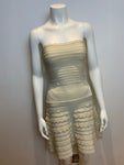 Herve Leger Vintage MOST SEXY Phoebe Strapless Dress Size S seen on celebrities ladies