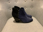 Rag & Bone Margot Suede Ankle Boots In Blue Navy Size 41 US 11 UK 8 ladies