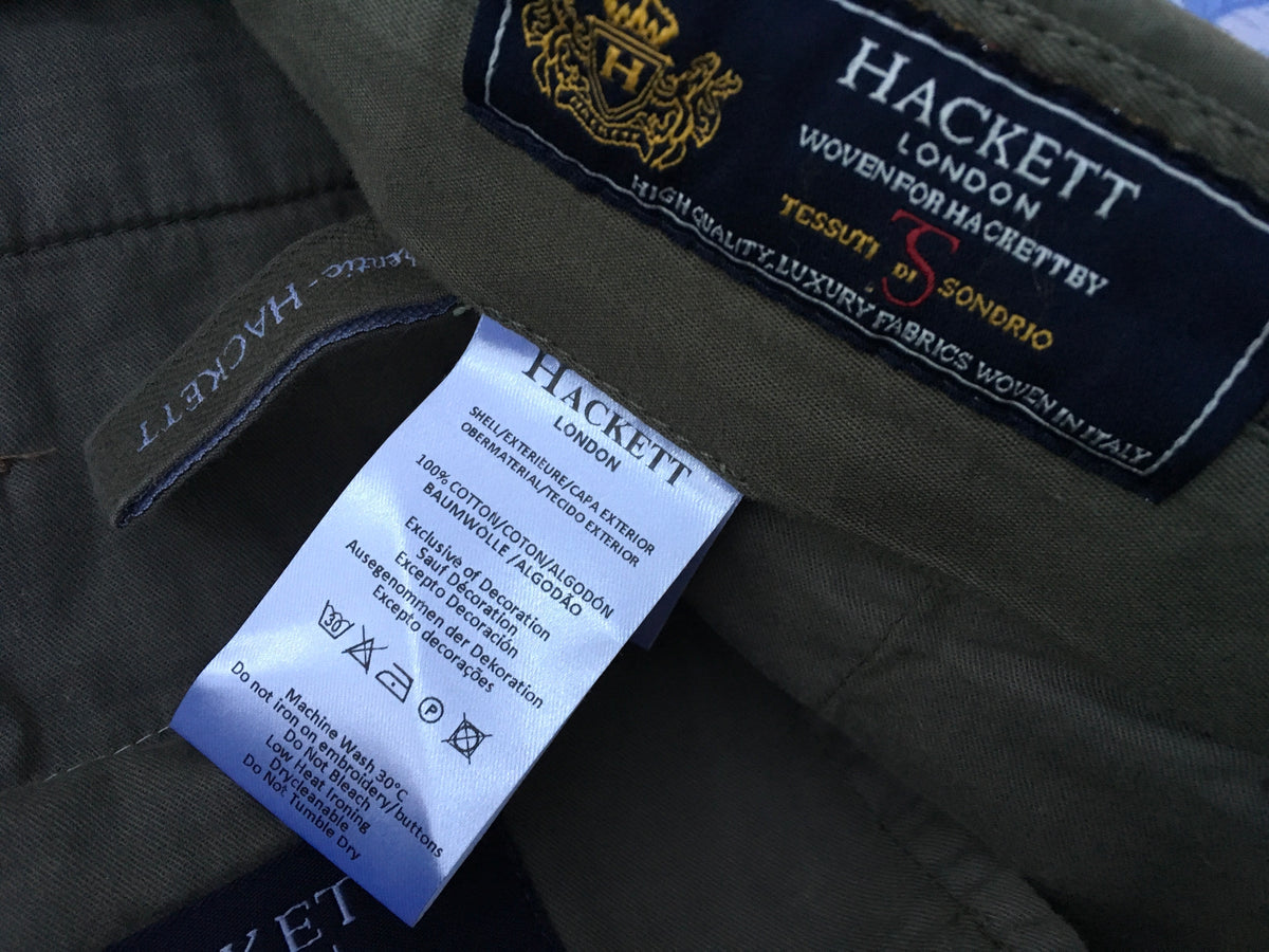 HACKETT LONDON MILITARY CHINO - Trousers Pants Men 36R Men