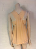 Chloé Chloe Runaway Apricot Pink silk blouse top F 34 UK 4 US 0 Ladies