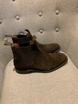 Made in England Loake Chatsworth suede dark brown boots Size 10 MOST WANTED men