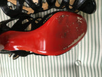 Christian Louboutin Valonana 100 cage black sandals shoes 38 UK 5 US 8 Ladies