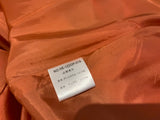 Helene Japan Orange Silky DRESS SIZE S small ladies