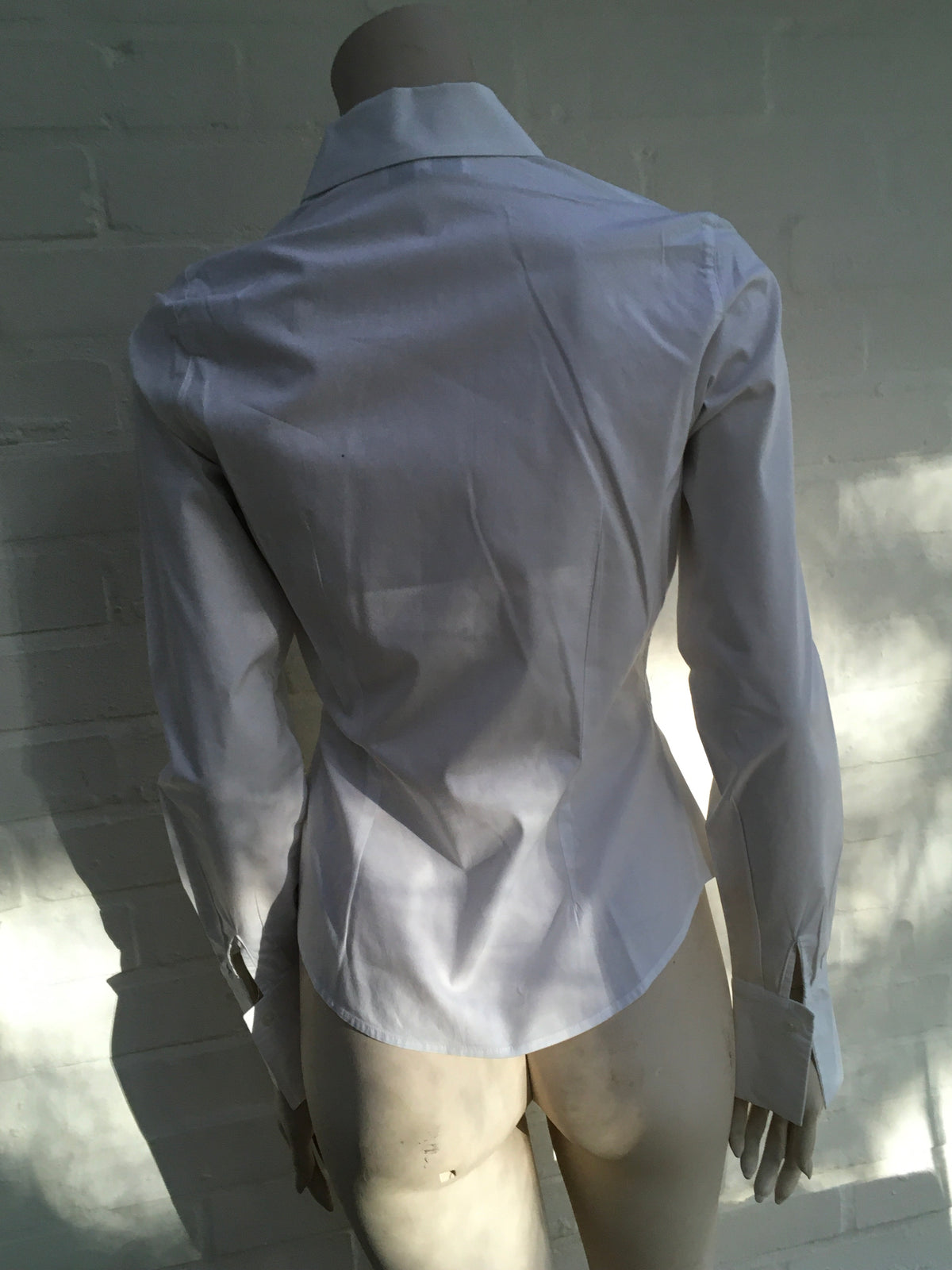 Anne Fontaine NACERA Long Sleeves Collared White Shirt Size F 38 UK 10 US 6 S Ladies