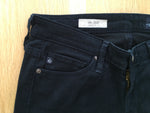 AG Adriano Goldschmied Women's THE STILT Cigarette Black Jeans Size 25 RRP $299 ladies