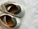 RUSSELL & BROMLEY White Leather Park Run Trainers Sneakers Size 35 US 5 UK 2 ladies