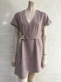 Asos sleeveless belted dress for women Size UK 12 US 8 ladies