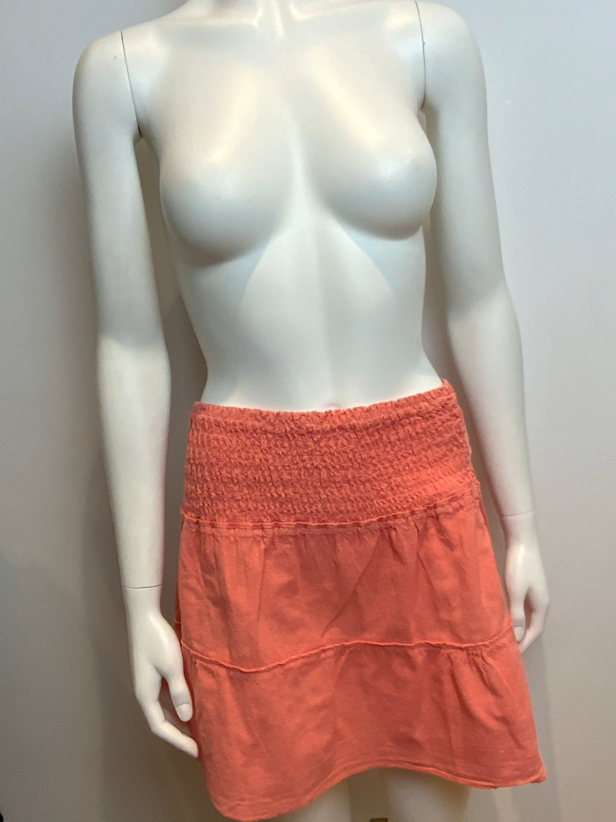 Charlotte Solnicki Orange Mini SKIRT Size S small ladies